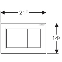 Кнопка смыва Geberit Omega 30 115.080.KH.1