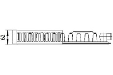 Стальной панельный радиатор AXIS Classic 11 500x1100 115011C AXIS115011C