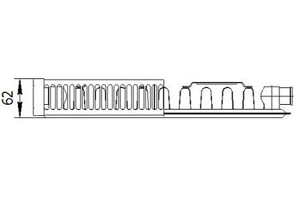 Стальной панельный радиатор AXIS Classic 11 500x1100 115011C AXIS115011C