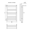 Полотенцесушитель водяной Lemark Pramen LM33810 П10 50x80