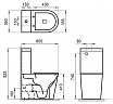 Унитаз-компакт BelBagno Flay-R BB2149CPR/BB2149T безободковый