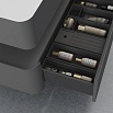 Тумба с раковиной Vincea Caprise 120 см серый матовый