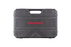 Электрический перфоратор Forcekraft сверла 5,7,8x140 мм; зубило плоское 20x220 мм, пика, уголь-е щетки, 220V; 50/60 Гц; 800 W; 0-1300 об/мин; 2.8 Дж, max Ø сверл,-24 мм, в кейсе FK-Z1C-DH02-26