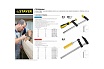 Струбцина тип F, DIN 5117, 120х1000мм Stayer PROFESSIONAL 32095-120-1000