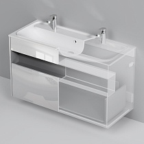 Мебель для ванной Am.Pm Func 120 см белый глянец