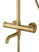Душевая стойка Wonzon&Woghand Stick WW-88739903-BG термостат, брашированное золото