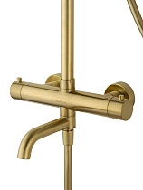 Душевая стойка Wonzon&Woghand Stick WW-88739903-BG термостат, брашированное золото