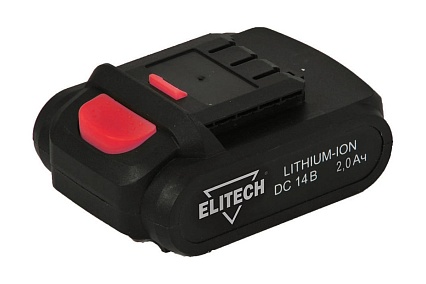 Аккумулятор Li-Ion, 14 В, 2 Ач Elitech 1820.067400