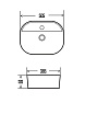 Раковина AQUAme AQM5002 50 см