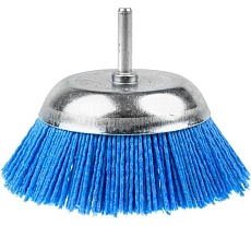Корщетка чашка 100 мм, хвостовик 6 мм нейлон абразивный 1.4 мм Diamond Industrial DIDSHN100D