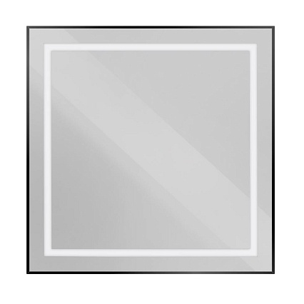 Зеркало BelBagno SPC-KRAFT-800-800-SENS-NERO 80x80 см сенсорный выключатель, черный