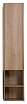 Шкаф пенал BelBagno Kraft 33 см L с одной дверцей, Rovere Nebrasca Nature, KRAFT-1600-1A-SC-RNN-L