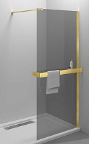 Душевая перегородка Vincea Walk-In VSW-4HR800CGG 80x200 брашированное золото, тонированное