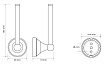 Держатель туалетной бумаги Bemeta Kera 144712037 бронза