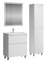 Мебель для ванной Grossman Меркадо 60 см напольная, белый матовый