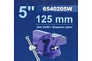 Стальные поворотные тиски с наковальней Forsage 5", 125 мм F-6540205W(58896)