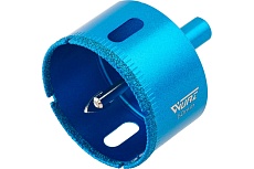 Коронка алмазная с центрирующим сверлом по керамике и стеклу 50 мм WURZ 92050