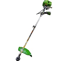 Коса бензиновая двухтактная PROCRAFT 52 см3, 2,2 л.с., леска+2 диска+нож, разборный вал T4350-S