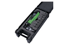 Набор: отверка с трещеточным механизмом со сменными наконечниками HAUPA &quot;Flex Box&quot; 9 шт. 104030