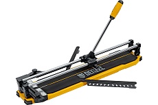 Плиткорез Denzel 600x14 мм, цельнометаллическая направляющая, каретка на подшипнике, стальная станина, рукоятка-пенал 877008