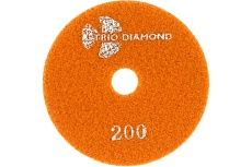 Круг алмазный гибкий шлифовальный Черепашка № 200 100 мм TRIO-DIAMOND 360200