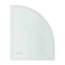 Поддон для душа BelBagno TRAY-MR-UNO-RH-120/80-550-35-W-L-BO 120x80 четверть круга, левый, накладка белый