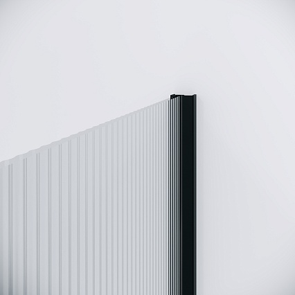Душевая дверь Niagara Nova 110x195 рифленое, черный матовый NG-84-L11FHB