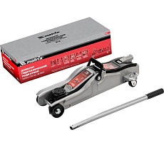 Гидравлический домкрат Matrix подкатной, 2 т, Low Profile, 85-330 мм 51018
