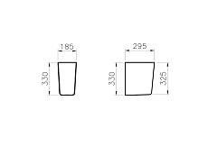 Полупьедестал для раковины VitrA S20 5281B003-7201