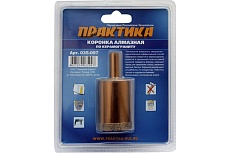 Коронка алмазная по керамограниту (35 мм) Практика 035-097