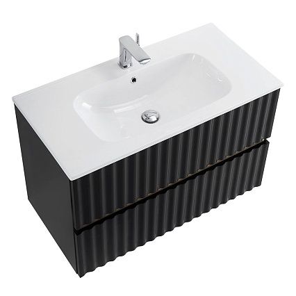 Тумба с раковиной Art&Max Elegant 90 см, LED подсветка