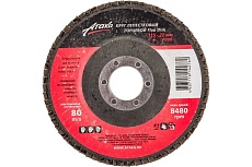 Круг лепестковый торцевой коричневый (115х22,2 мм; Р100) АТАКА 680720