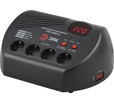 Компактный стабилизатор напряжения Эра СНК-2000-Ц ц.д., 160-260В/220В, 2000ВА Б0031075