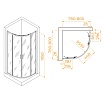 Душевой уголок RGW Passage PA-52 80x80 прозрачное, хром 03085288-11