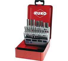 Набор метчиков RUKO М3-М12 мм HSS-G 21пр 245001
