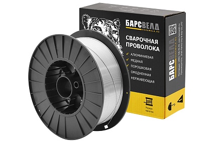 Проволока алюминиевая сварочная AlMg5 (1 мм; кассета 6 кг) Барсвелд СВ000008640