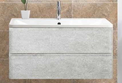 Мебель для ванной BelBagno Albano 100 см Cemento Verona Grigio