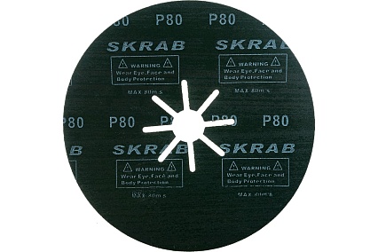 Диск фибровый (25 шт; 180 мм; P80) Skrab 35793