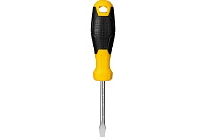 Шлицевая отвертка Deli SL5х75мм DL6350751 Cr-V, магнит, TPR+PP ручка 98345 98348