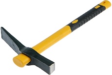 Кирка-молоток Тундра кованая, фибергласовая рукоятка 380 мм, 500 г 882056