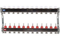 Коллектор из нержавеющей стали Rommer с расходомерами, 12 выходов Rms-1200-000012 RG0091LAMMON42