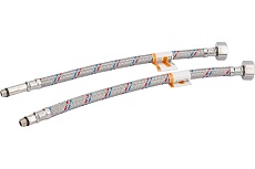 Подводка к смесителю (пара; 0.3 м; 1/2F-M10) VRT 521790