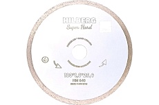 Диск алмазный отрезной Super Hard 180х25.4 мм, сплошной Hilberg HM640