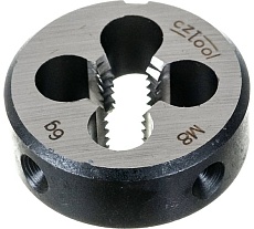 Резьбонарезной набор Bucovice Tools MINI-1, 9 предметов, плашки M3-M12, на блистере 330129