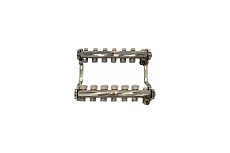 Коллекторный блок Gekon для теплого пола и радиаторного отопления 1x3/4EU 6 отводов GK 73106