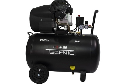 Компрессор Power Technic коаксиальный, масляный, 220В, 2200Вт ACD400/100