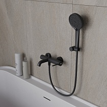 Смеситель для ванны Oliveeka Y-Line OL-639017-MB черный матовый