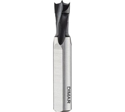 Сверло присадочное глухое правое 4 флейты 8.5x30 мм, L57.5. хвостовик 10x20 мм Dimar 2015077