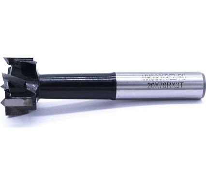 Сверло присадочное чашечное со стружколомом по дереву FT-3T140201R (20х70 мм; хв-к 10 мм; правое вращение) МНОГОФРЕЗ 6612