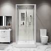 Душевая кабина Niagara Standart ST100/15Q/BK 100x100 стекло прозрачное, без крыши, без г/м